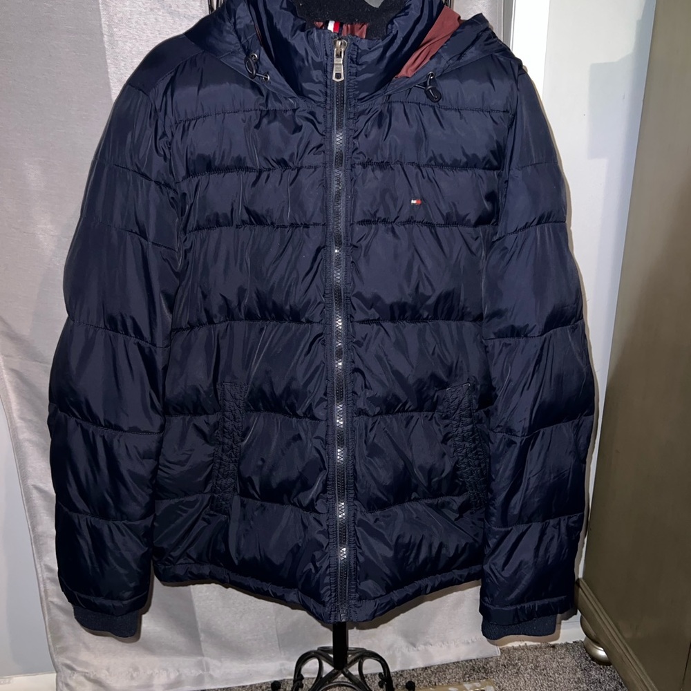 Tommy Hilfiger Dark Blue Quilted Jacket